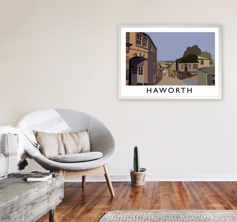 Haworth Framed Digital Art Print by Richard O'Neill A1 Oak Frame