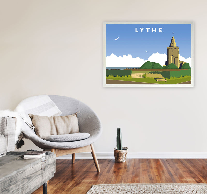 Lythe Framed Digital Art Print by Richard O'Neill A1 Oak Frame