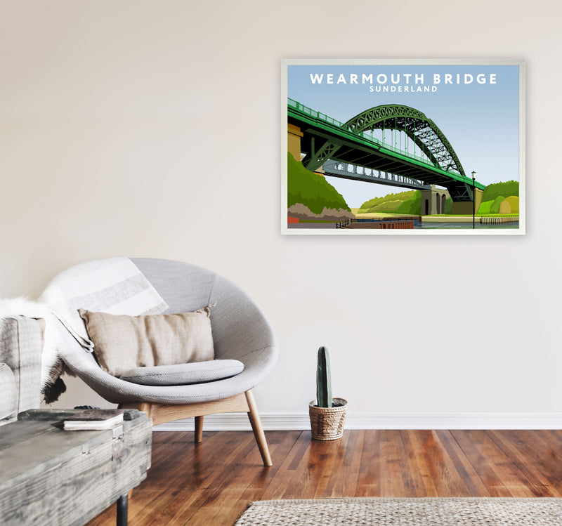 Wearmouth Bridge by Richard O'Neill A1 Oak Frame
