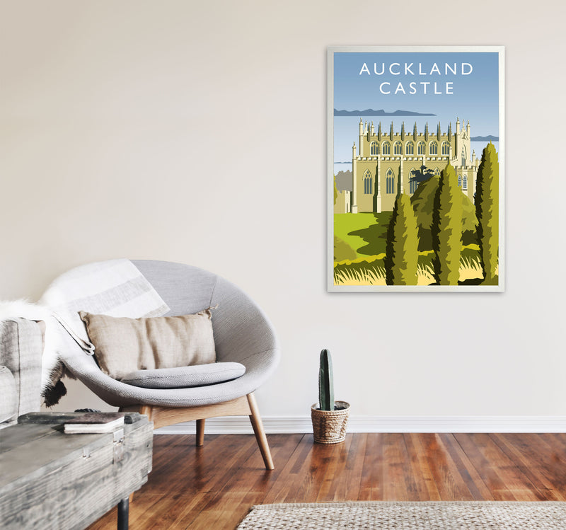 Auckland Castle portrait by Richard O'Neill A1 Oak Frame