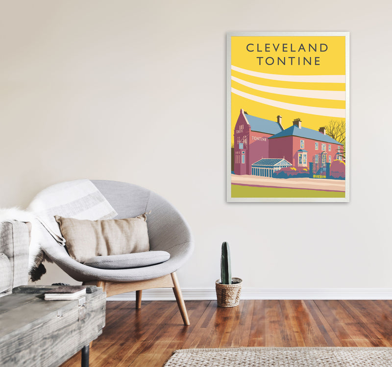Cleveland Tontine portrait by Richard O'Neill A1 Oak Frame