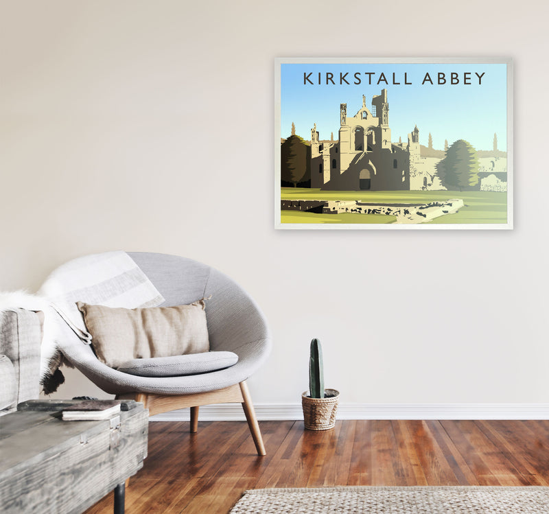 Kirkstall Abbey by Richard O'Neill A1 Oak Frame