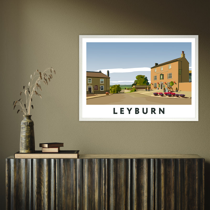 Leyburn 4 by Richard O'Neill A1 White Frame