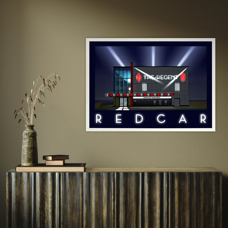 Redcar Regent by Richard O'Neill A1 White Frame