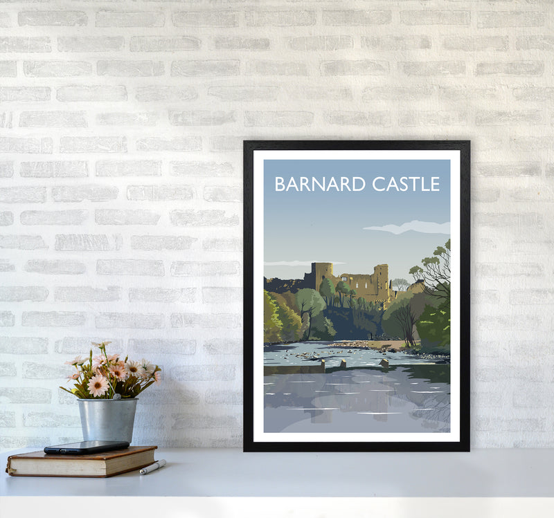 Barnard Castle 2 Portrait Art Print by Richard O'Neill A2 White Frame