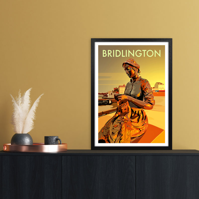Bridlington 2 Travel Art Print by Richard O'Neill A2 White Frame