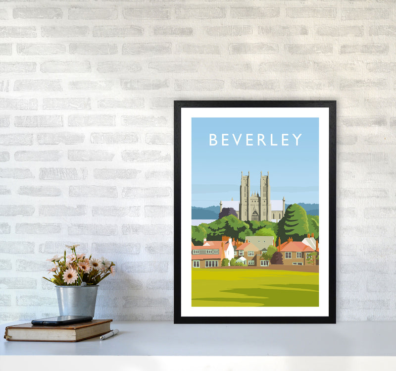 Beverley 3 portrait Travel Art Print by Richard O'Neill A2 White Frame