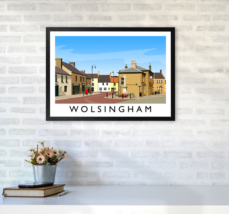 Wolsingham 2 Travel Art Print by Richard O'Neill A2 White Frame