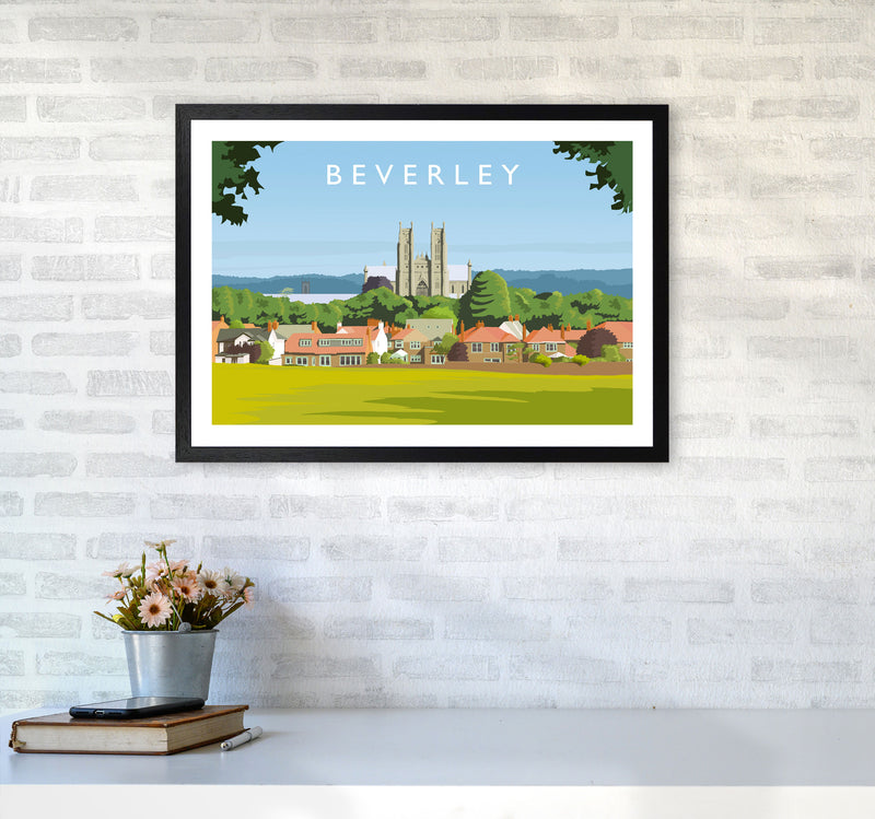 Beverley 3 Travel Art Print by Richard O'Neill A2 White Frame