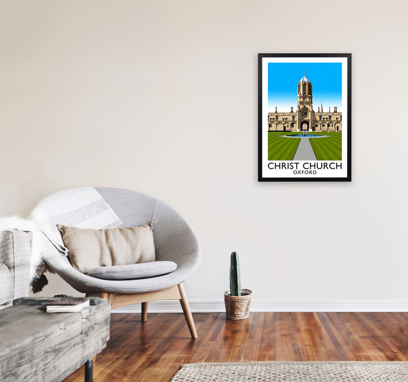 Christ Church Oxford by Richard O'Neill A2 White Frame