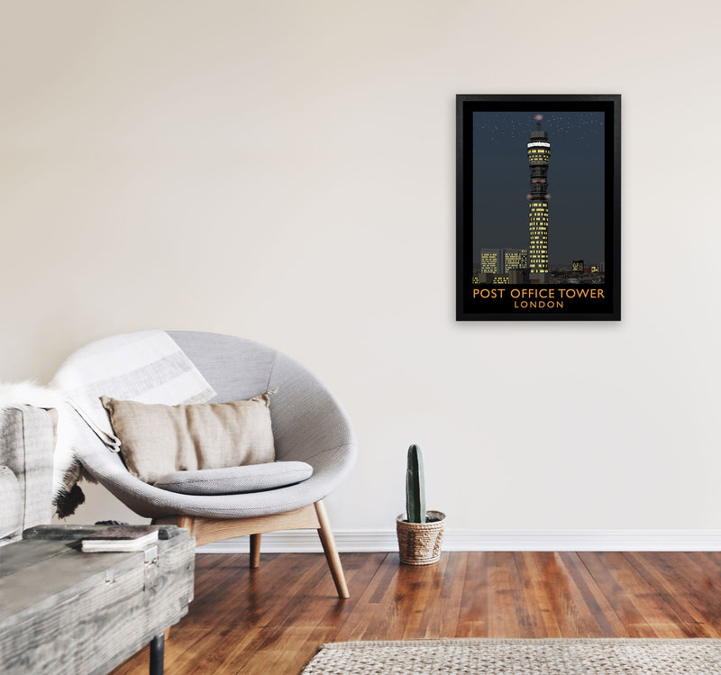 Post Office Tower by Richard O'Neill A2 White Frame