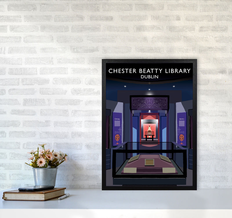 Chester Beatty Library by Richard O'Neill A2 White Frame