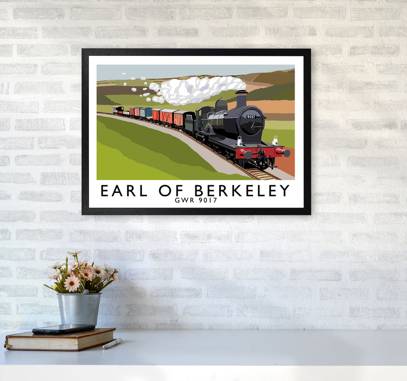 Earl Of Berkeley by Richard O'Neill A2 White Frame
