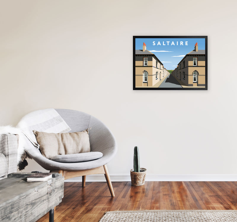 Saltaire by Richard O'Neill A2 White Frame