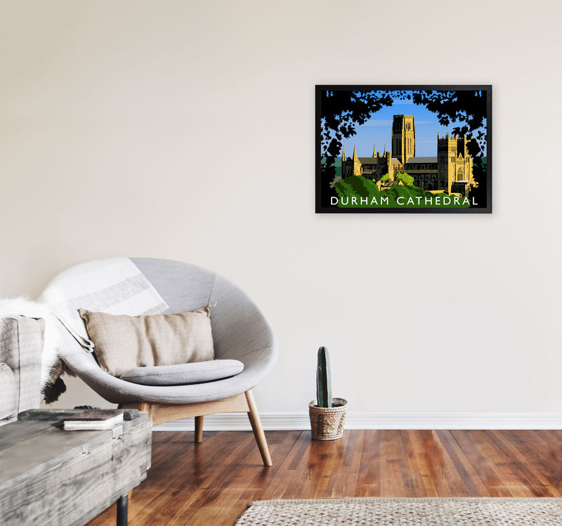 Durham Cathedral by Richard O'Neill A2 White Frame