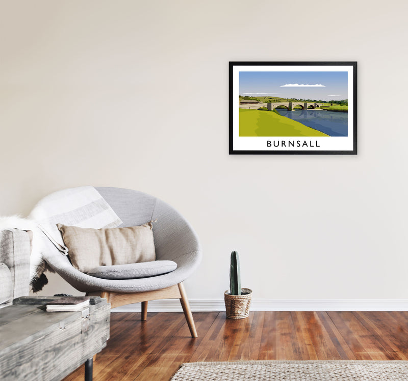 Burnsall by Richard O'Neill A2 White Frame