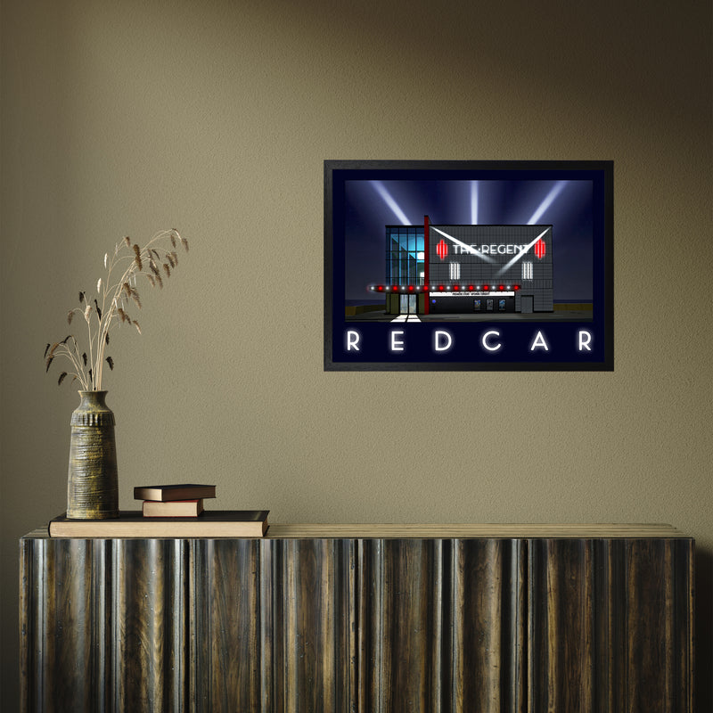 Redcar Regent by Richard O'Neill A2 Black Frame