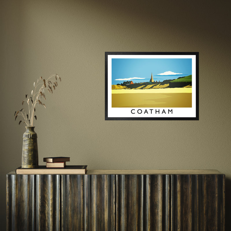 Coatham by Richard O'Neill A2 Black Frame