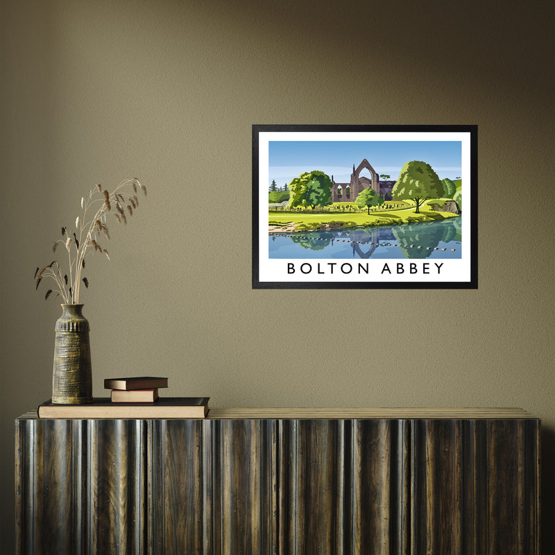 Bolton Abbey by Richard O'Neill A2 Black Frame