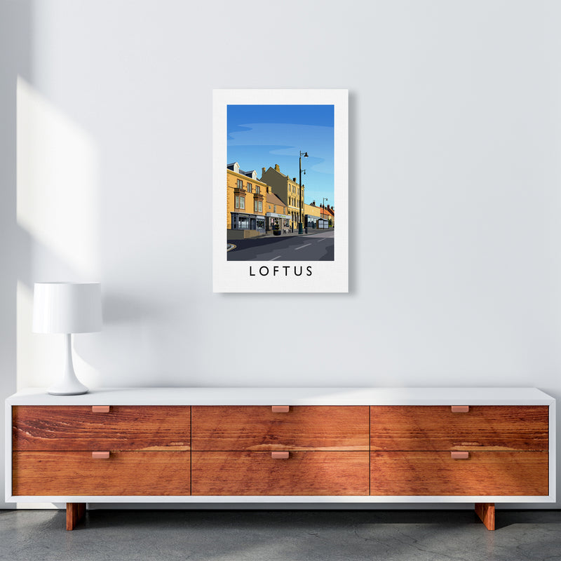 Loftus 3 Portrait Art Print by Richard O'Neill A2 Canvas