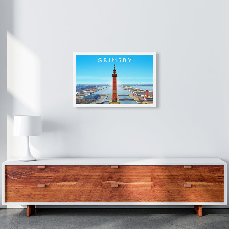 Grimsby Art Print by Richard O'Neill A2 Canvas