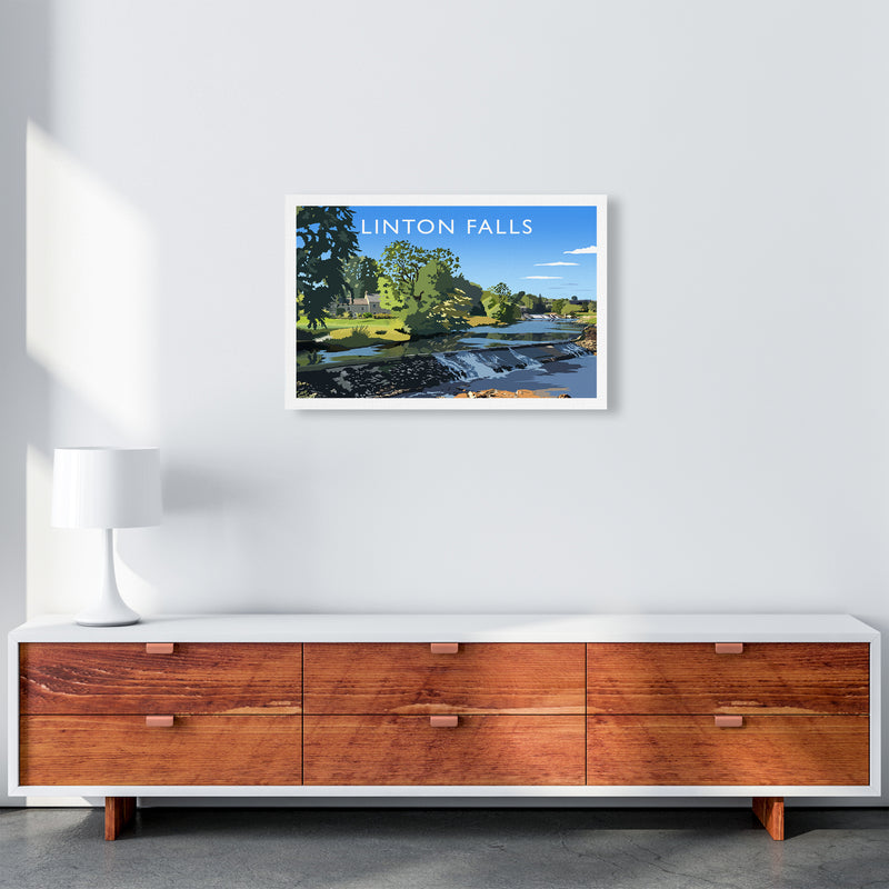 Linton Falls Travel Art Print by Richard O'Neill A2 Canvas