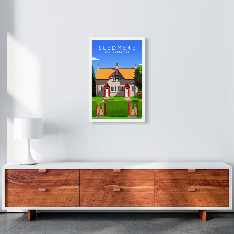 Sledmere portrait Travel Art Print by Richard O'Neill A2 Canvas