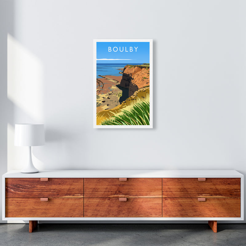 Boulby portrait Travel Art Print by Richard O'Neill A2 Canvas