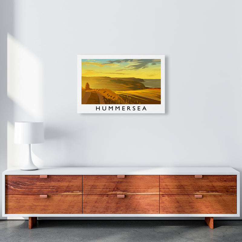 Hummersea Travel Art Print by Richard O'Neill A2 Canvas