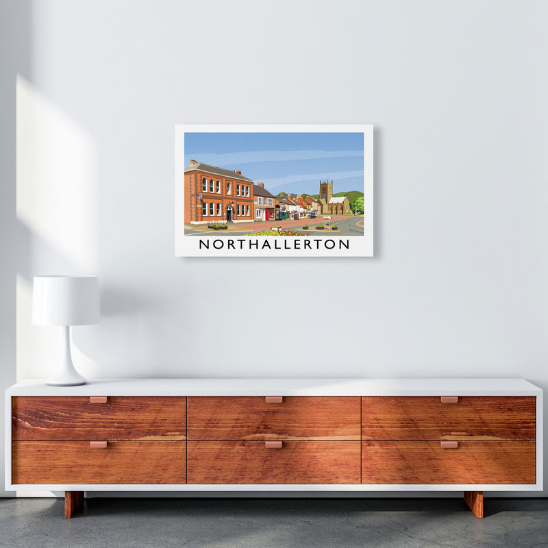 Northallerton 5 Travel Art Print by Richard O'Neill A2 Canvas