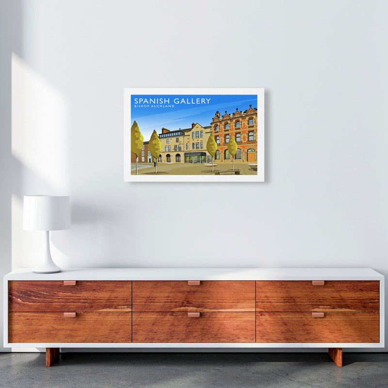 Spanish Gallery Travel Art Print by Richard O'Neill A2 Canvas