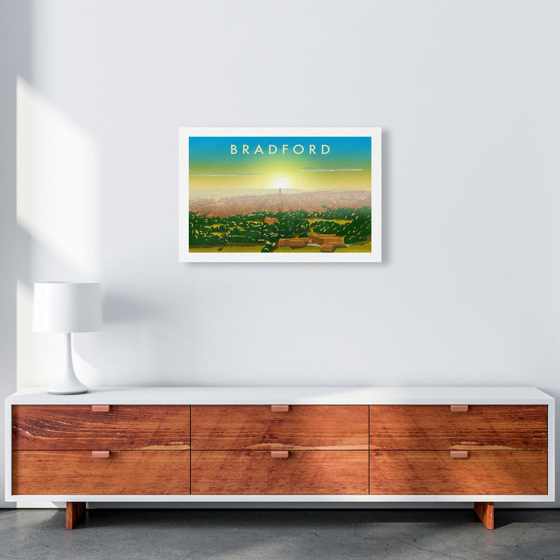 Bradford 2 Travel Art Print by Richard O'Neill A2 Canvas