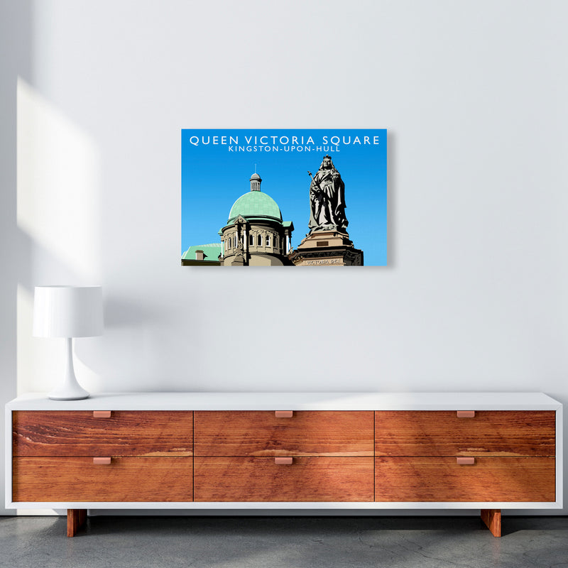 Queen Victoria Square Art Print by Richard O'Neill A2 Canvas