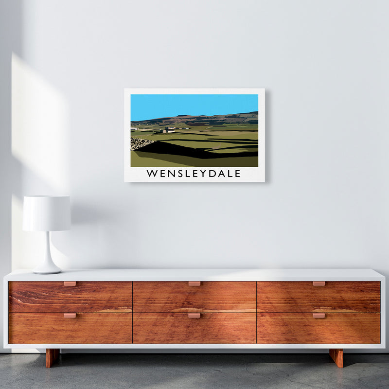 Wensleydale by Richard O'Neill Yorkshire Art Print, Vintage Travel Poster A2 Canvas