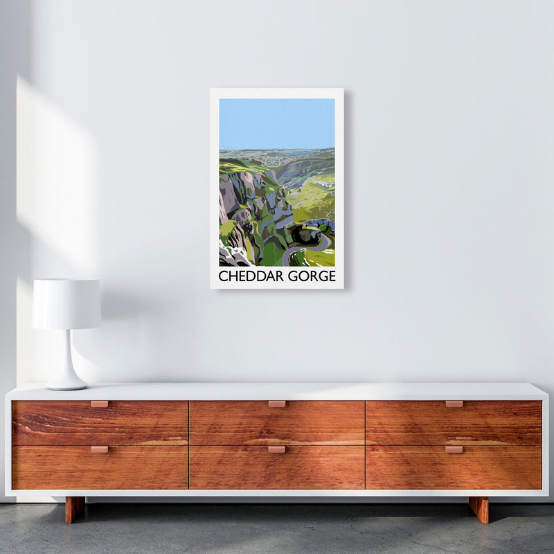Cheddar Gorge Art Print by Richard O'Neill A2 Canvas