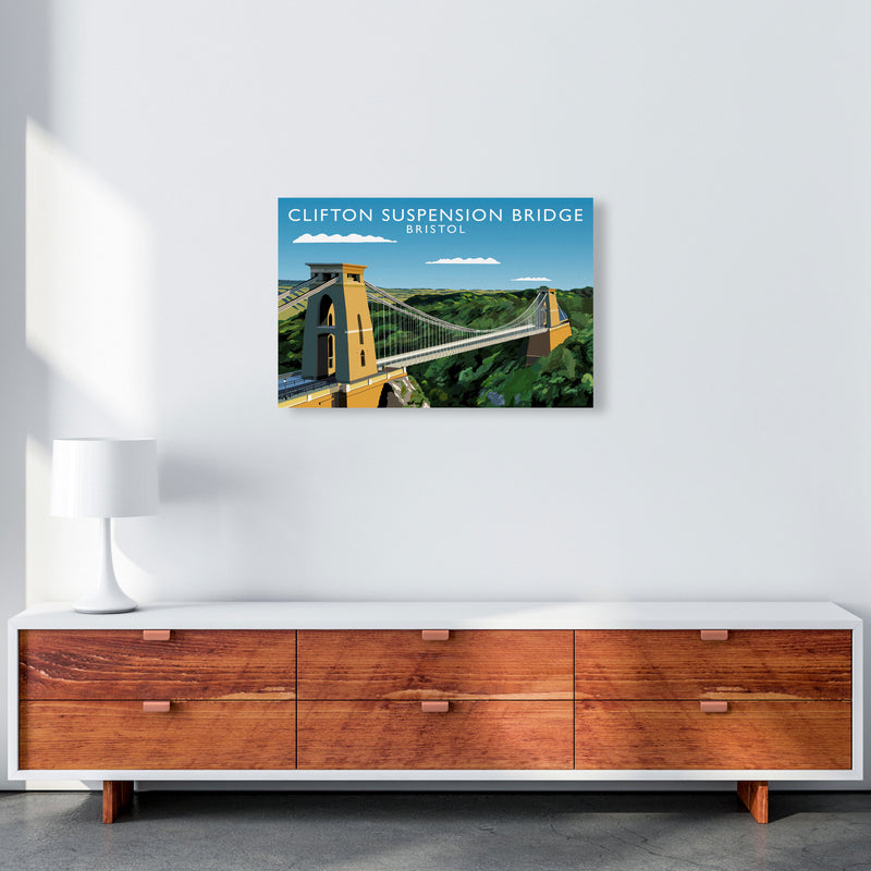 Clifton Suspension Bridge Bristol Framed Art Print by Richard O'Neill A2 Canvas