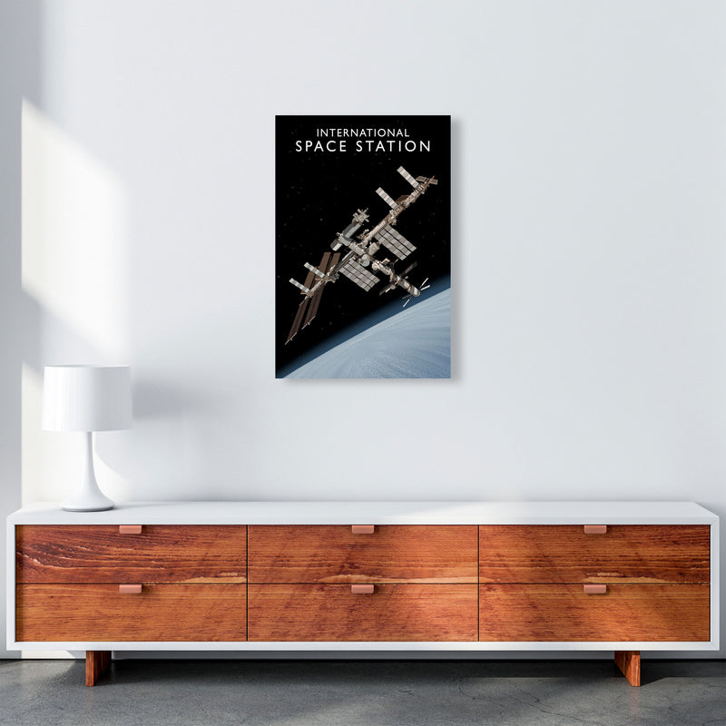 International Space Station by Richard O'Neill A2 Canvas