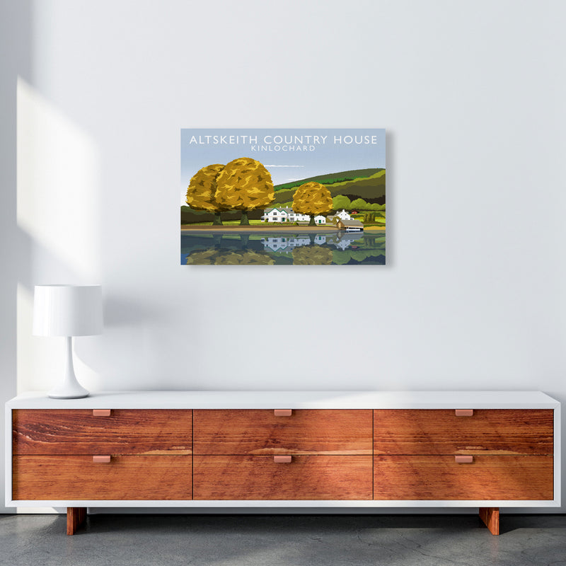 Altskeith Country House (Landscape) by Richard O'Neill A2 Canvas