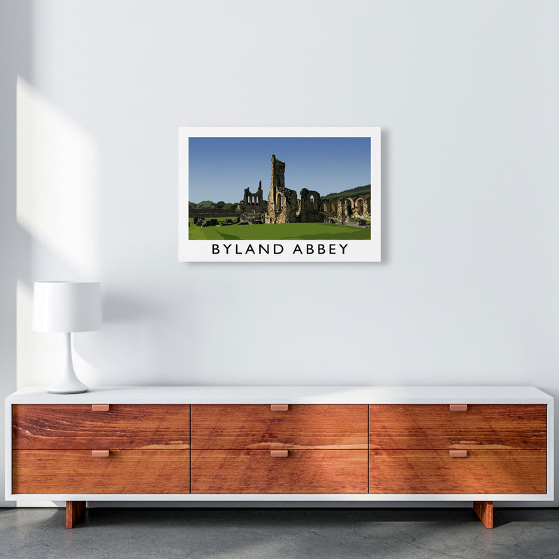 Byland Abbey by Richard O'Neill A2 Canvas