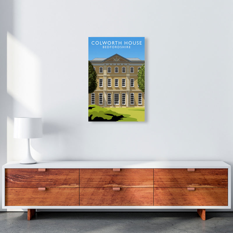 Colworth House Portrait by Richard O'Neill A2 Canvas