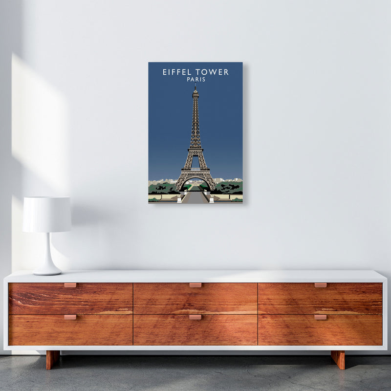 Eiffel Tower Portrait by Richard O'Neill A2 Canvas
