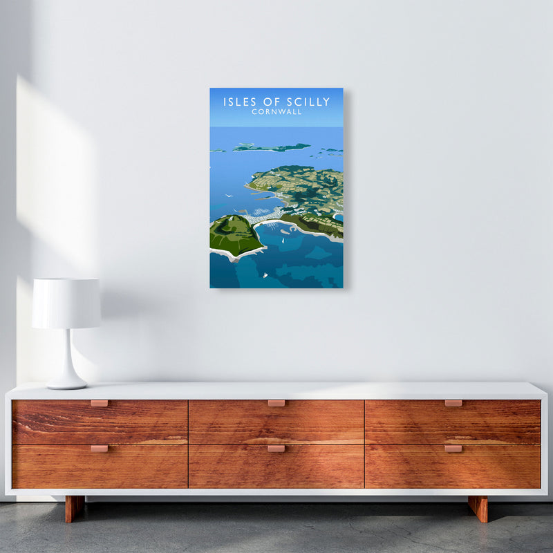 Isles of Scilly Cornwall Art Print by Richard O'Neill A2 Canvas