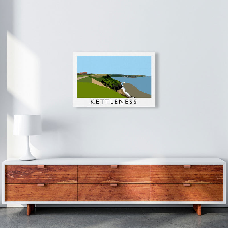 Kettleness Framed Digital Art Print by Richard O'Neill A2 Canvas