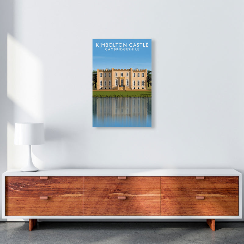 Kimbolton Castle Cambridgeshire Travel Art Print by Richard O'Neill A2 Canvas