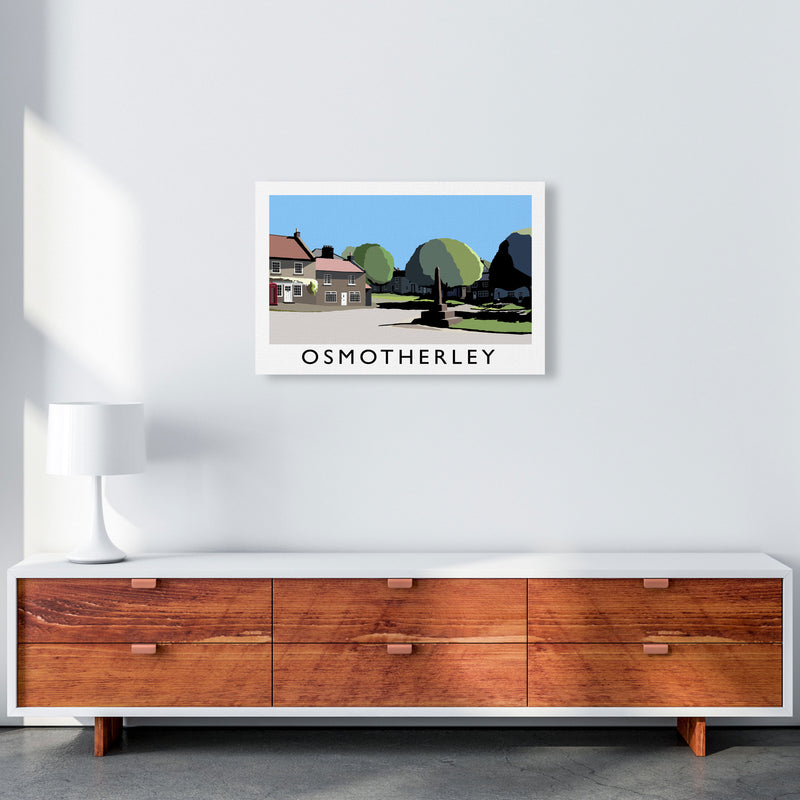 Osmotherley Travel Art Print by Richard O'Neill, Framed Wall Art A2 Canvas