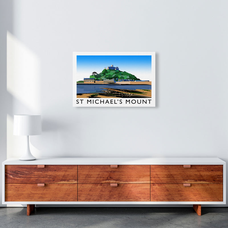 St Michael's Mount Framed Digital Art Print by Richard O'Neill A2 Canvas