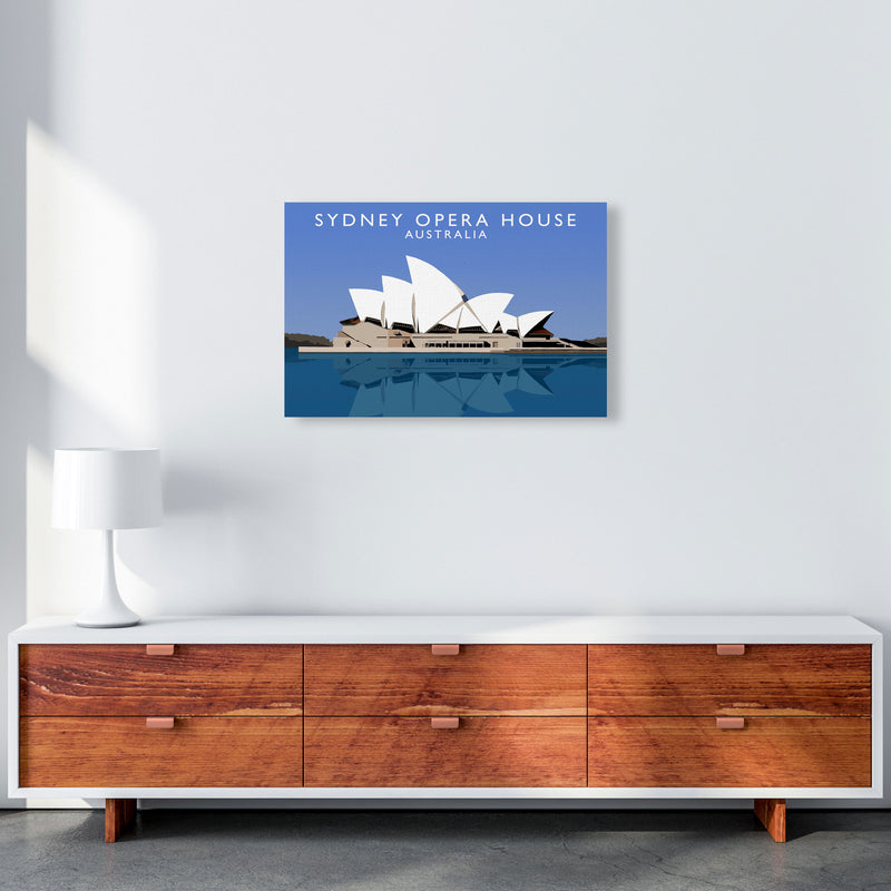 Sydney Opera House Australia Framed Digital Art Print by Richard O'Neill A2 Canvas