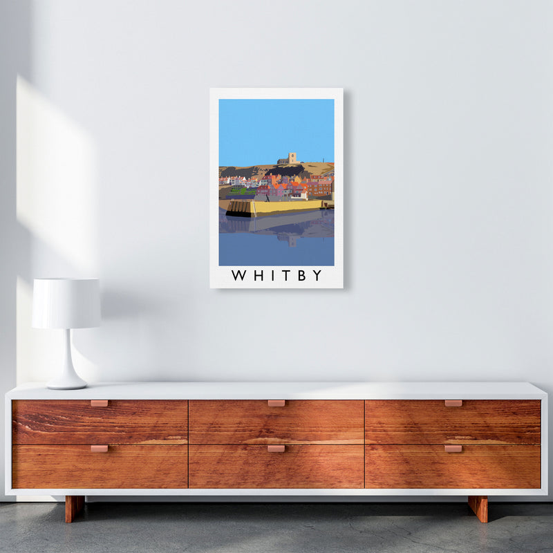Whitby Art Print by Richard O'Neill, Framed Wall Art A2 Canvas