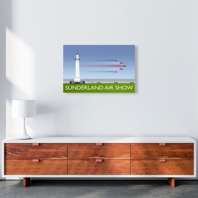 Sunderland AIr Show by Richard O'Neill A2 Canvas