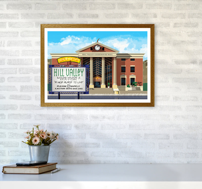 Hill Valley 2015 Revised Art Print by Richard O'Neill A2 Print Only